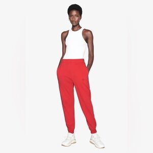 ANINE BING • Tyler joggers - red - Medium - sweatpants